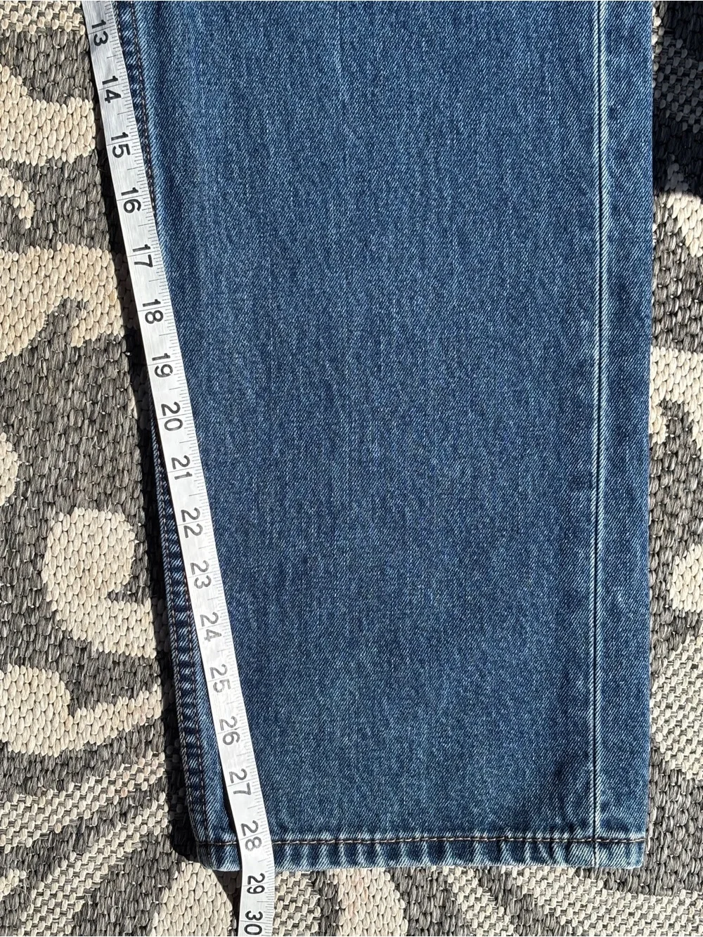 Levi's 505 Classic Straight Fit Men’s Blue Jeans 38x29